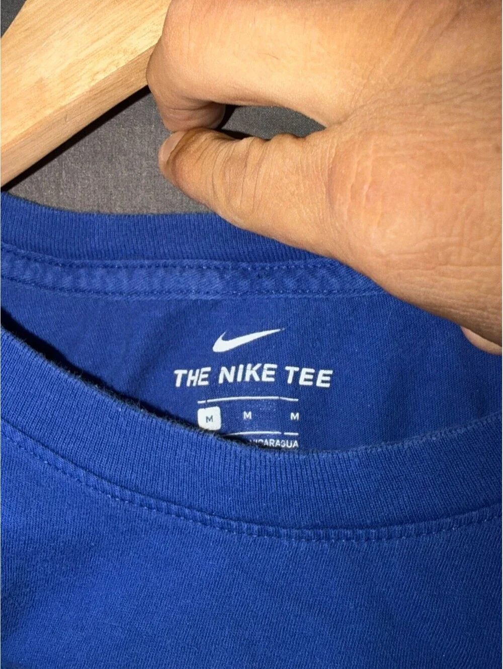 Nike Golden State Warriors James Wiseman #33 Men’s M Blue Graphic Tee